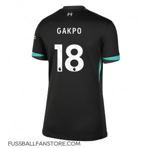 Liverpool Cody Gakpo #18 Replik Auswärtstrikot Damen 2024-25 Kurzarm